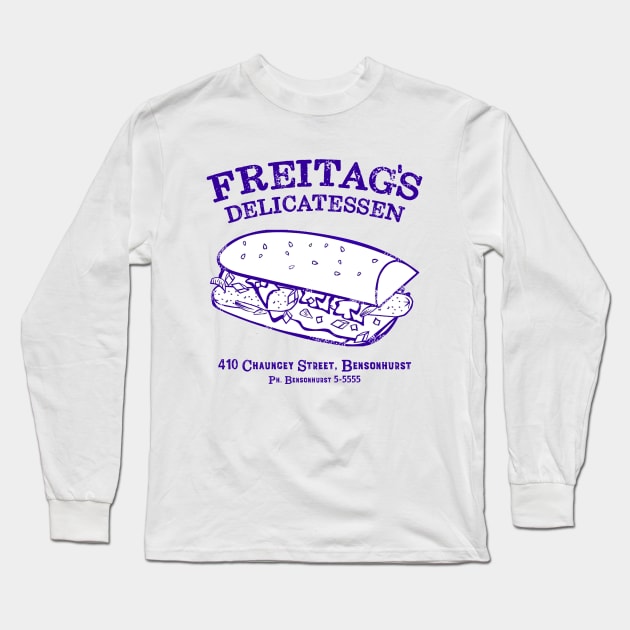 Freitag's Delicatessen Long Sleeve T-Shirt by Vandalay Industries